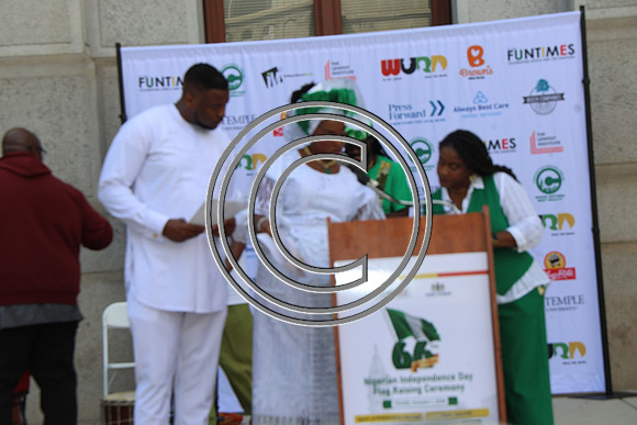 PHSL0001. Nigerian Flag-raising Ceremony at City Hall for Funtimes Magazine October 1, 2026 ktiplaura