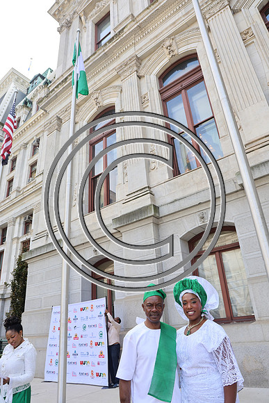 PHSL0404. Nigerian Flag-raising Ceremony at City Hall for Funtimes Magazine October 1, 2026 ktiplaura