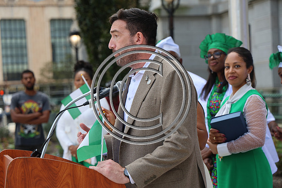 PHSL0284. Nigerian Flag-raising Ceremony at City Hall for Funtimes Magazine October 1, 2026 ktiplaura