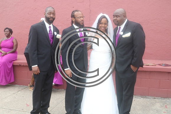 Mr.  Dominic and Mrs. Yakima Patterson  Wedding on  June 4, 2016 (575)