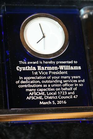 Cynthia Harmon Williams  Retirement Temple AFSCME Local 1723 AFSCME District Council 47 March 5 2016  (11)