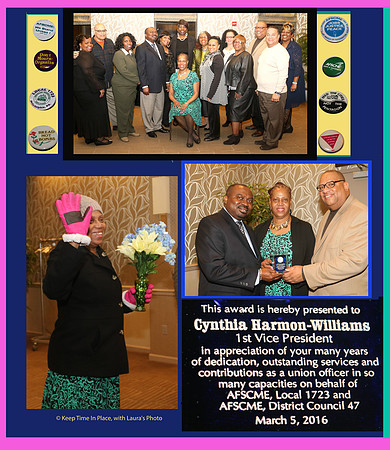 Cynthia Harmon Williams  Retirement Temple AFSCME Local 1723 AFSCME District Council 47 March 5 2016  (4)