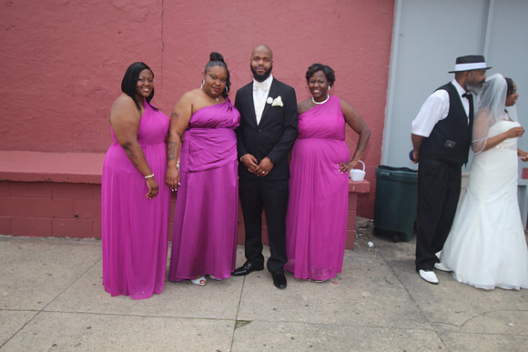 Mr.  Dominic and Mrs. Yakima Patterson  Wedding on  June 4, 2016 (452)