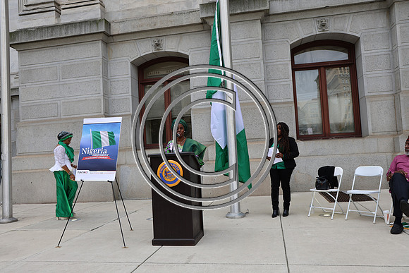 6F2A0052. Funtimes. Nigerian Independence Flag Raising Ceremony 10022024 Laura Elam
