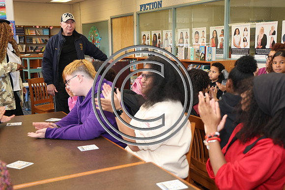 ROSS1353Hands Across of Philadelphia 04082025 Jaron %22Boots%22 Ennis School Visit for Youth Engagement Initiative