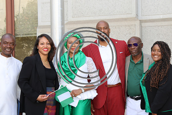 6F2A0234. Funtimes. Nigerian Independence Flag Raising Ceremony 10022024 Laura Elam