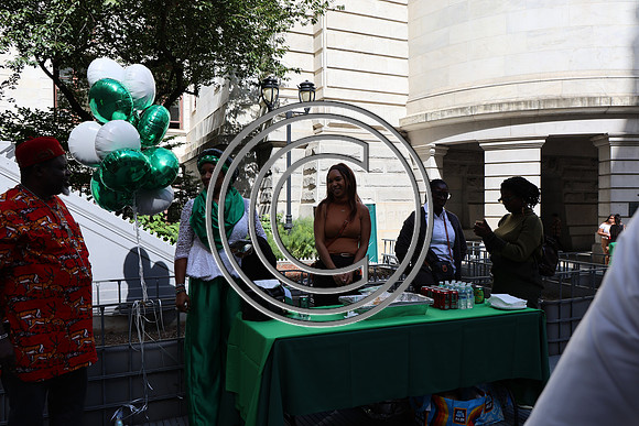 6F2A0415. Funtimes. Nigerian Independence Flag Raising Ceremony 10022024 Laura Elam