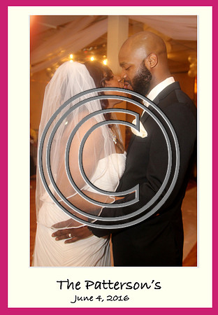 Mr.  Dominic and Mrs. Yakima Patterson  Wedding on  June 4 2016 COVER (340) copy 12
