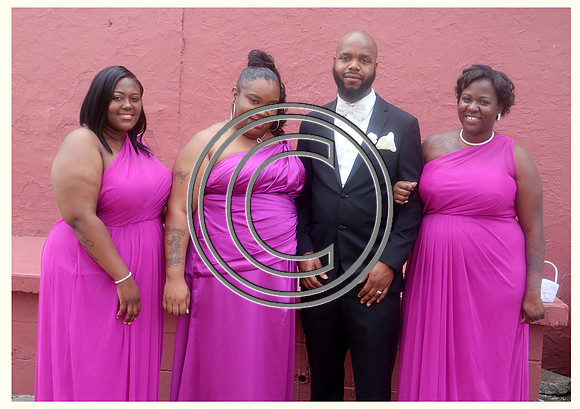 Mr.  Dominic and Mrs. Yakima Patterson  Wedding on  June 4 2016 (618)