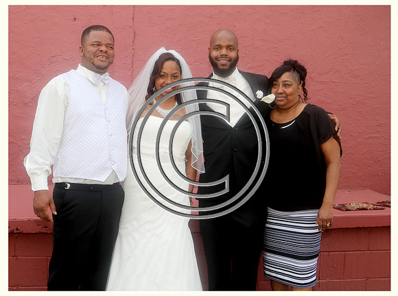 Mr.  Dominic and Mrs. Yakima Patterson  Wedding on  June 4 2016 (642)