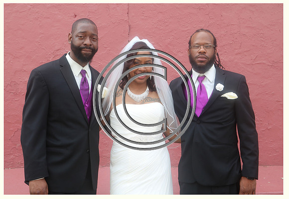 Mr.  Dominic and Mrs. Yakima Patterson  Wedding on  June 4 2016 (654)