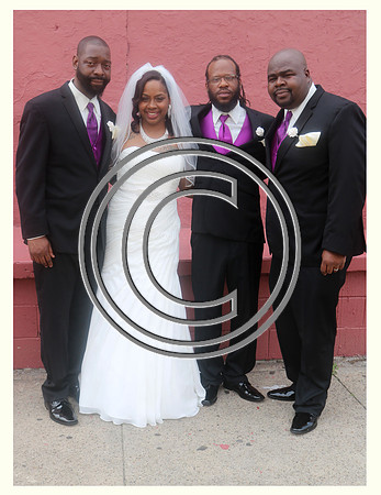 Mr.  Dominic and Mrs. Yakima Patterson  Wedding on  June 4 2016 (657)