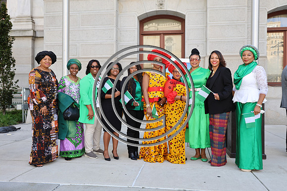 6F2A0268. Funtimes. Nigerian Independence Flag Raising Ceremony 10022024 Laura Elam