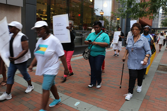 Raised in Philly Tomorrow, mourn that human beings were bought, sold and owned in Center City Philadelphia. 08202014 PHOTOS BY  LAURA ELAM (161)