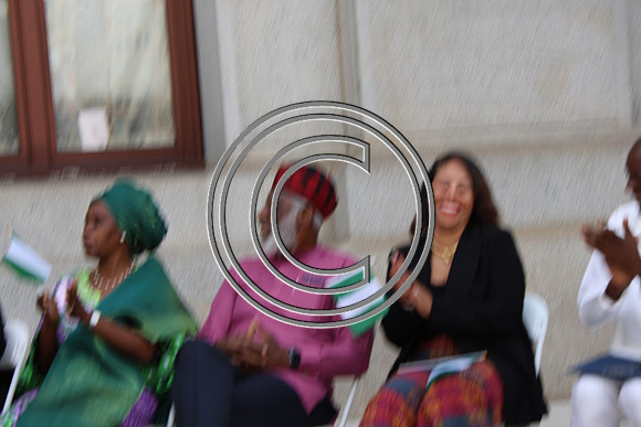 6F2A0201. Funtimes. Nigerian Independence Flag Raising Ceremony 10022024 Laura Elam