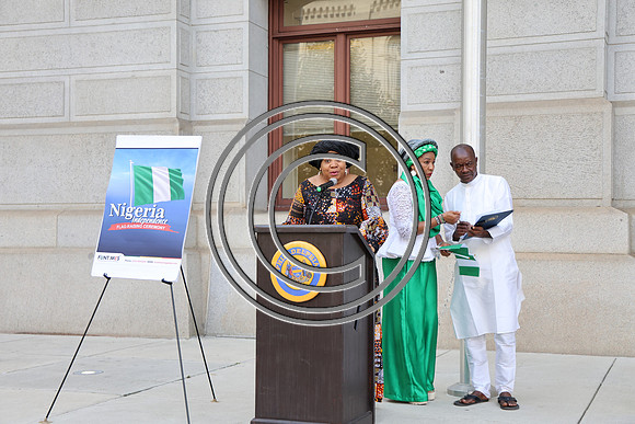 6F2A0217. Funtimes. Nigerian Independence Flag Raising Ceremony 10022024 Laura Elam