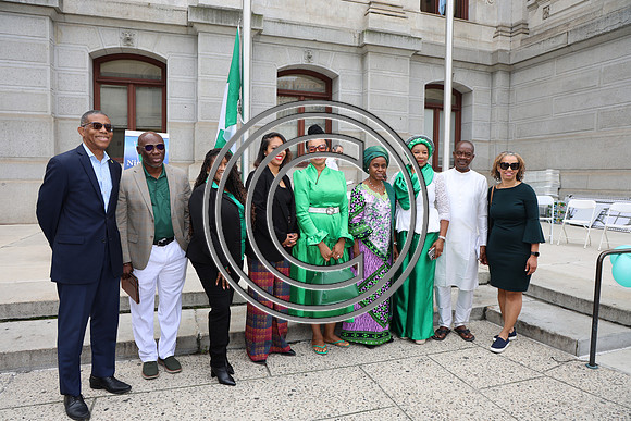 6F2A0015. Funtimes. Nigerian Independence Flag Raising Ceremony 10022024 Laura Elam
