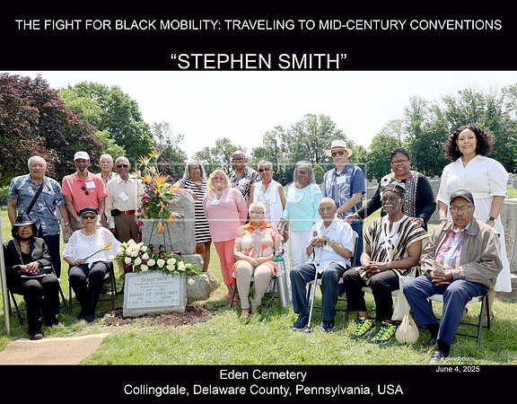 ROSS019c2 cEDEN CEMETERY 06042025 HEADSTONE UNVEILING CEREMONY Stephen Smith 1795 - 1873 KTIPLAURA