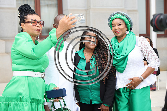 6F2A0010. Funtimes. Nigerian Independence Flag Raising Ceremony 10022024 Laura Elam