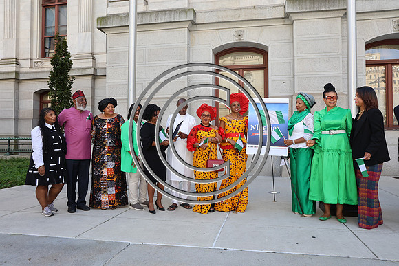 6F2A0250. Funtimes. Nigerian Independence Flag Raising Ceremony 10022024 Laura Elam