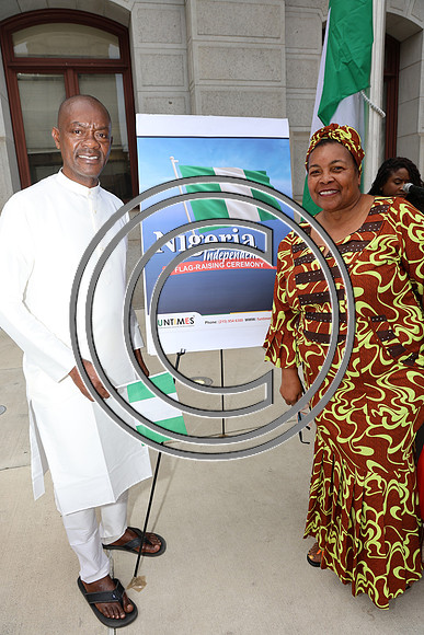 6F2A0027. Funtimes. Nigerian Independence Flag Raising Ceremony 10022024 Laura Elam
