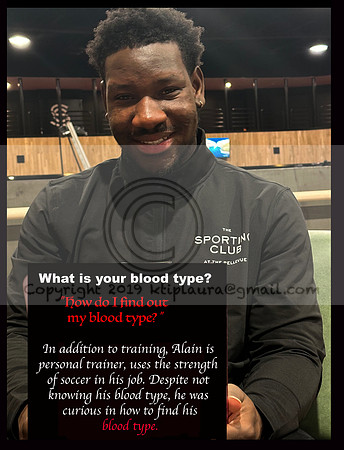 ALAIN  BLOOD TYPE  LAURA ELAM 2024
