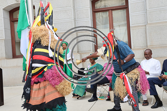6F2A0079. Funtimes. Nigerian Independence Flag Raising Ceremony 10022024 Laura Elam