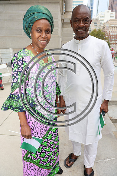 6F2A0022. Funtimes. Nigerian Independence Flag Raising Ceremony 10022024 Laura Elam