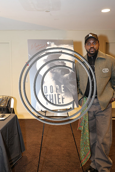 FUN50594 Dope Thief in Phila - Brian Tyree Henry Fashion District 03182025 ktiplaura