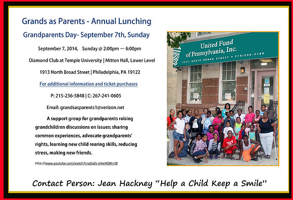 Grands as Parents - Annual Lunching