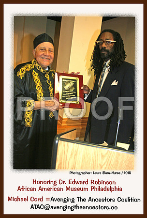 Honoring Dr. Edward Robinson (86)