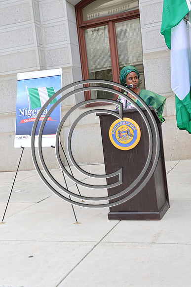 6F2A0041. Funtimes. Nigerian Independence Flag Raising Ceremony 10022024 Laura Elam