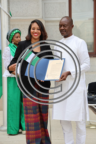 6F2A0138. Funtimes. Nigerian Independence Flag Raising Ceremony 10022024 Laura Elam