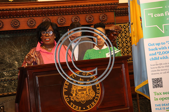 FUN55946 Campaign for Working Families & Mayor Parker to Speak at Tax Season 01.29.2025 KTIPLAURA