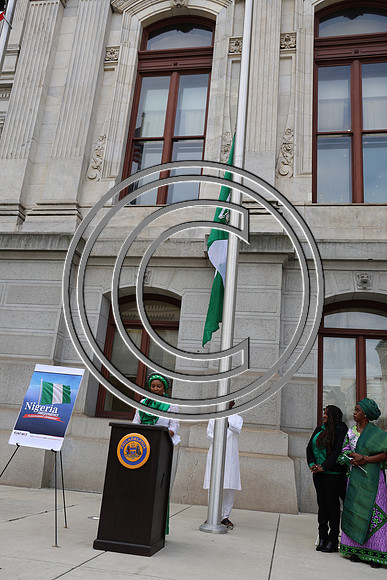 6F2A0170. Funtimes. Nigerian Independence Flag Raising Ceremony 10022024 Laura Elam