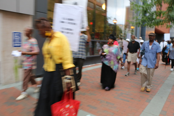 Raised in Philly Tomorrow, mourn that human beings were bought, sold and owned in Center City Philadelphia. 08202014 PHOTOS BY  LAURA ELAM (151)