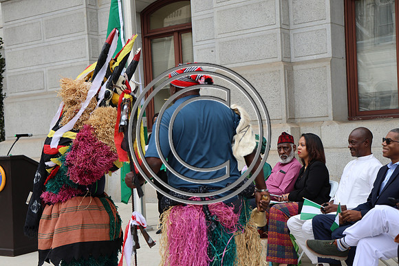 6F2A0086. Funtimes. Nigerian Independence Flag Raising Ceremony 10022024 Laura Elam