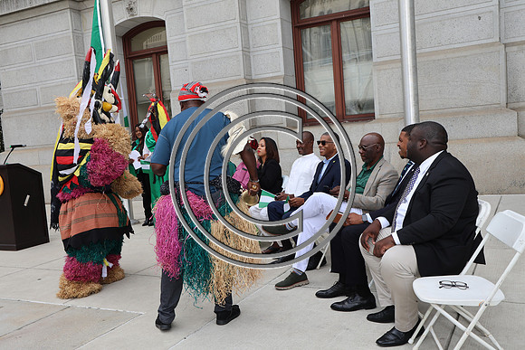 6F2A0083. Funtimes. Nigerian Independence Flag Raising Ceremony 10022024 Laura Elam