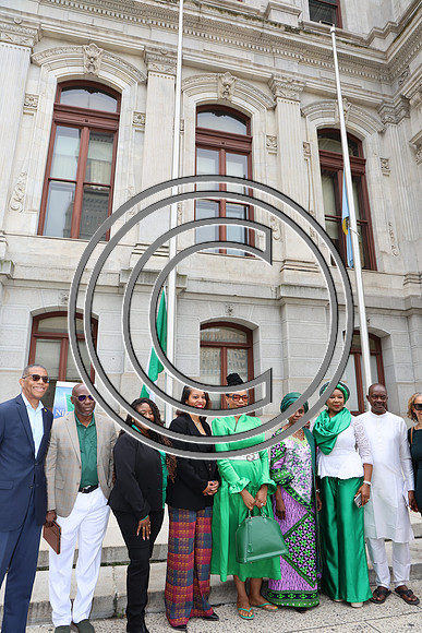 6F2A0016. Funtimes. Nigerian Independence Flag Raising Ceremony 10022024 Laura Elam