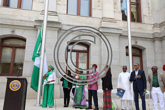 6F2A0156. Funtimes. Nigerian Independence Flag Raising Ceremony 10022024 Laura Elam