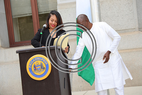 6F2A0133. Funtimes. Nigerian Independence Flag Raising Ceremony 10022024 Laura Elam
