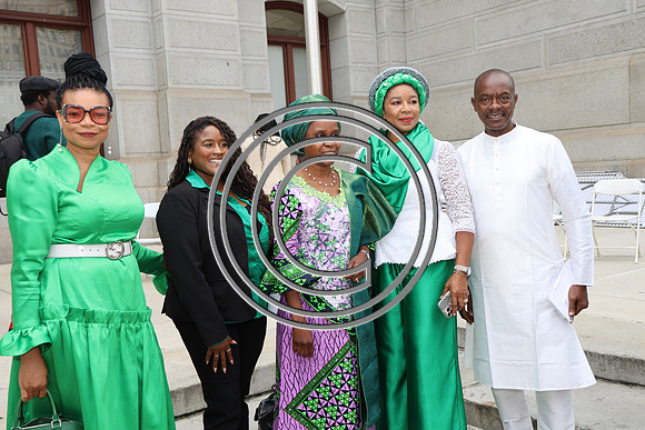 6F2A0012. Funtimes. Nigerian Independence Flag Raising Ceremony 10022024 Laura Elam