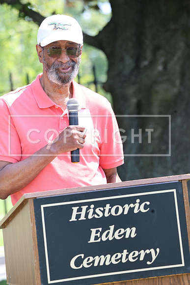 ROSS0087 EDEN CEMETERY 06042025 HEADSTONE UNVEILING CEREMONY Stephen Smith 1795 - 1873 KTIPLAURA