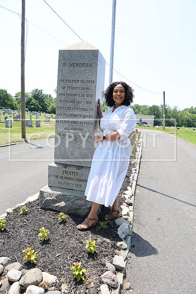 ROSS0290 EDEN CEMETERY 06042025 HEADSTONE UNVEILING CEREMONY Stephen Smith 1795 - 1873 KTIPLAURA
