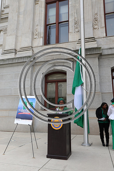 6F2A0045. Funtimes. Nigerian Independence Flag Raising Ceremony 10022024 Laura Elam
