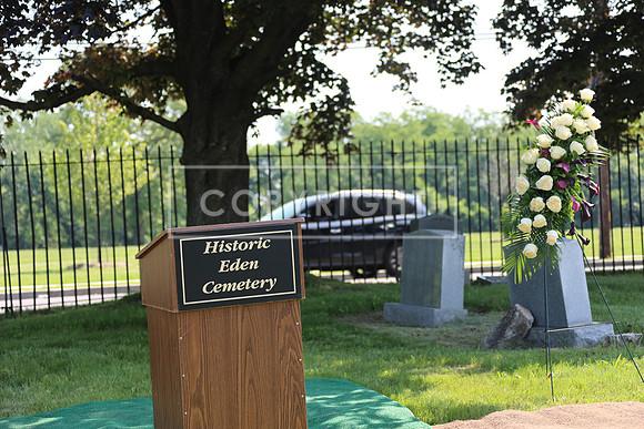 MAHS0004 EDEN CEMETERY b 06042025 HEADSTONE UNVEILING CEREMONY Stephen Smith 1795 - 1873 KTIPLAURA