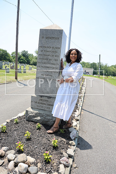 ROSS0289 EDEN CEMETERY 06042025 HEADSTONE UNVEILING CEREMONY Stephen Smith 1795 - 1873 KTIPLAURA