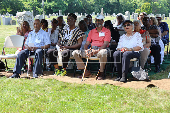 ROSS0130 EDEN CEMETERY 06042025 HEADSTONE UNVEILING CEREMONY Stephen Smith 1795 - 1873 KTIPLAURA