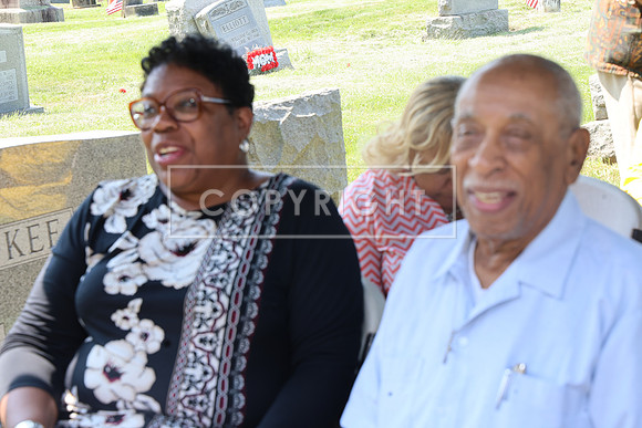 ROSS0060 EDEN CEMETERY 06042025 HEADSTONE UNVEILING CEREMONY Stephen Smith 1795 - 1873 KTIPLAURA