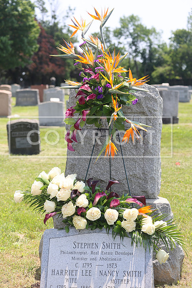 ROSS0245 EDEN CEMETERY 06042025 HEADSTONE UNVEILING CEREMONY Stephen Smith 1795 - 1873 KTIPLAURA
